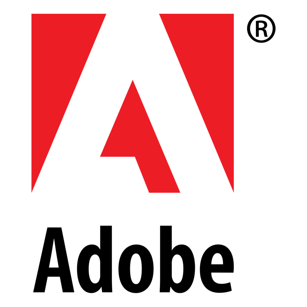 Adobe Systems logo and wordmark Adobe